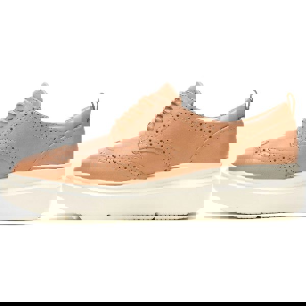 Hush Puppies Joy Leather Women's Tan Brogues Shoes