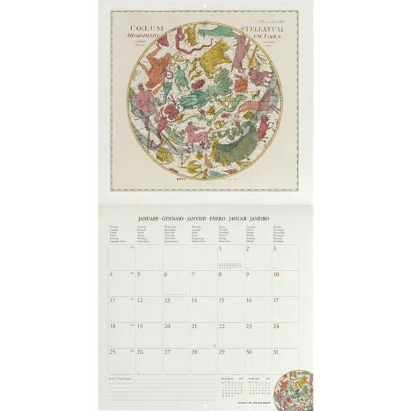 Celestial Maps Calendar 2027, Wall Calendars, Month To View, Natural World, Gift