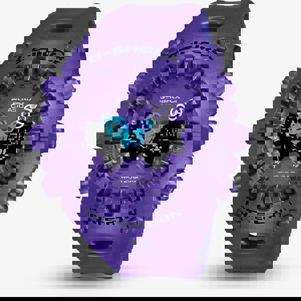 Casio Mens G-Shock Cool Eyes Purple Dual Display Watch GA-V01-2AER