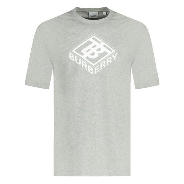 Burberry Graphic Logo Print T-Shirt Grey - chancefashionco