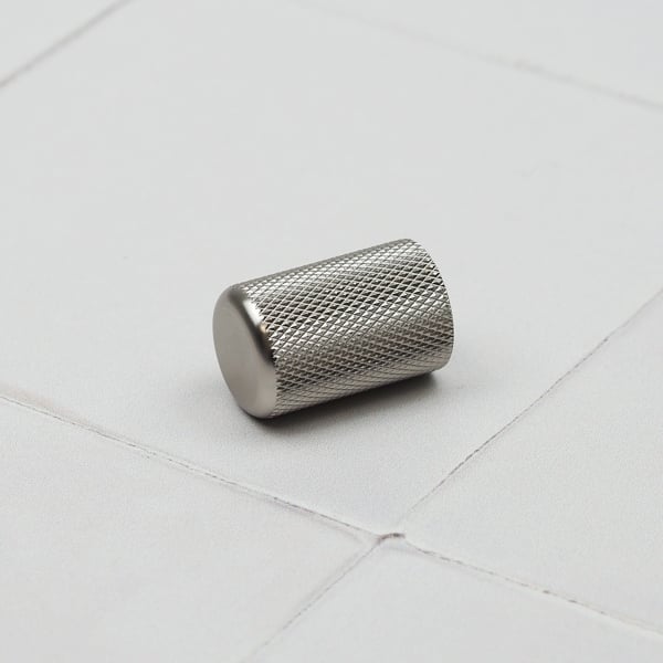 Handle & Home Brushed Nickel Knurled Knob