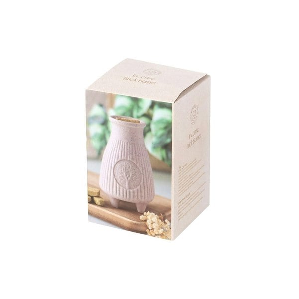 Serano Greige Ribbed Palo Santo Brick Burner