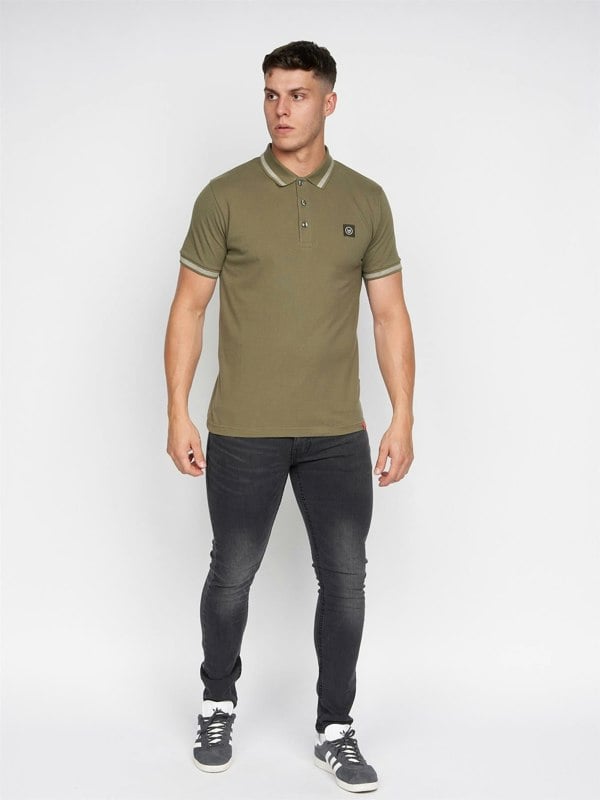 Duck and Cover Feltar Polo - Olive