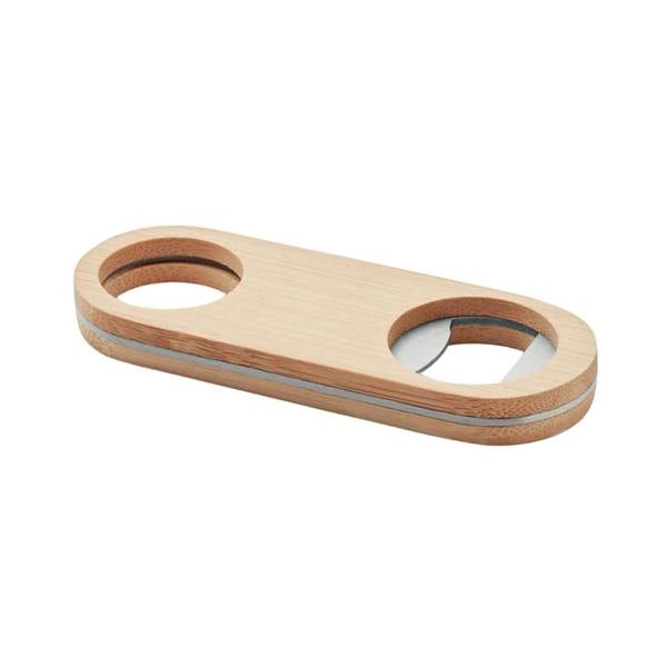 MidOcean Valbamper Bamboo Oval Bottle Opener - Wood - 