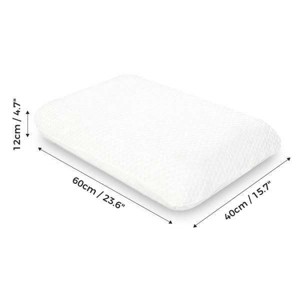 Lavio Contour Pillow Memory Foam for Neck Support Pressure Relief Hypoallergenic