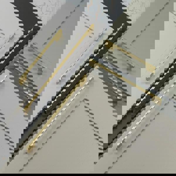 Handle & Home Brushed Brass Slim Modern Handles