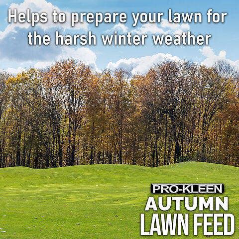 ProKleen Pro-Kleen Autumn Lawn Feed Fertiliser 20kg Encourages Grass Green Up & Prevents Lawn Disease