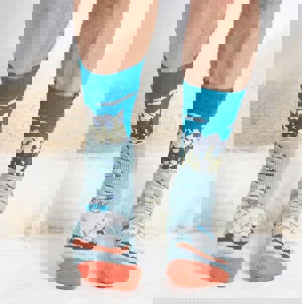 Totes Toasties ORIGINAL SLIPPER SOCKS (TWIN PACK) Mens Socks Yeti