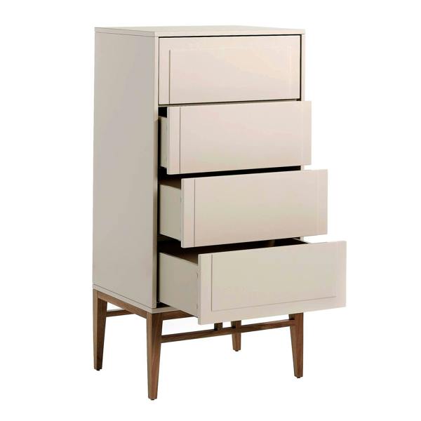 Angel Cerdá Beige and Walnut Wood Chiffonier 7036