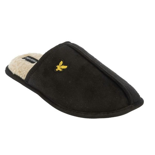 Lyle & Scott Mens Tarquinn Mule Slippers - Black