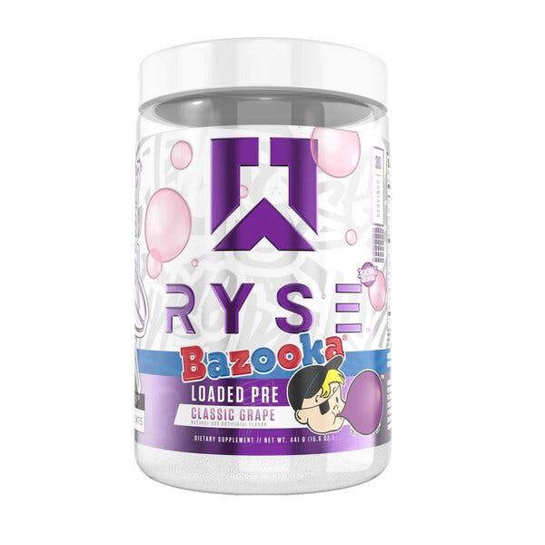 RYSE Loaded Pre, Bazooka Classic Grape - 438g