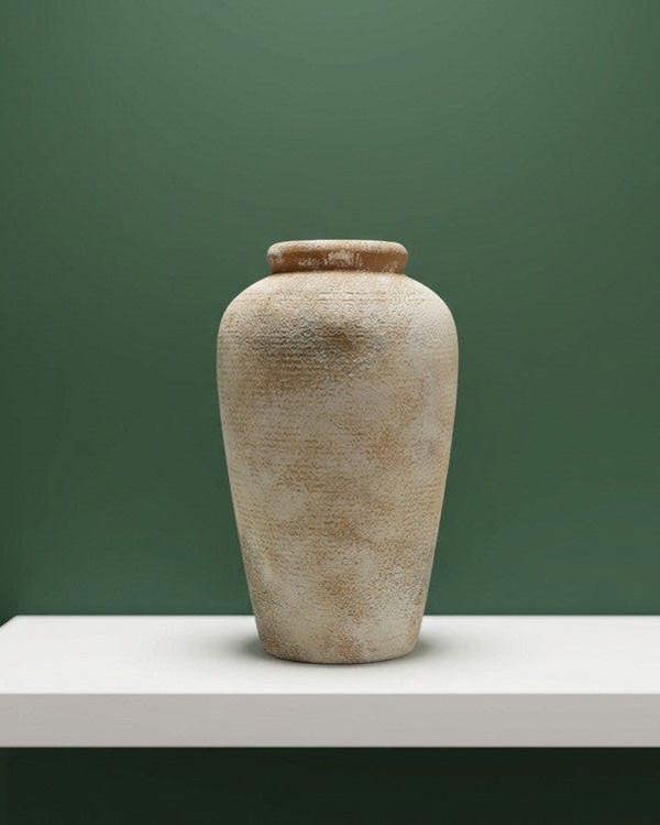 Elvida Interiors Solara Sand Textured Decorative Vase