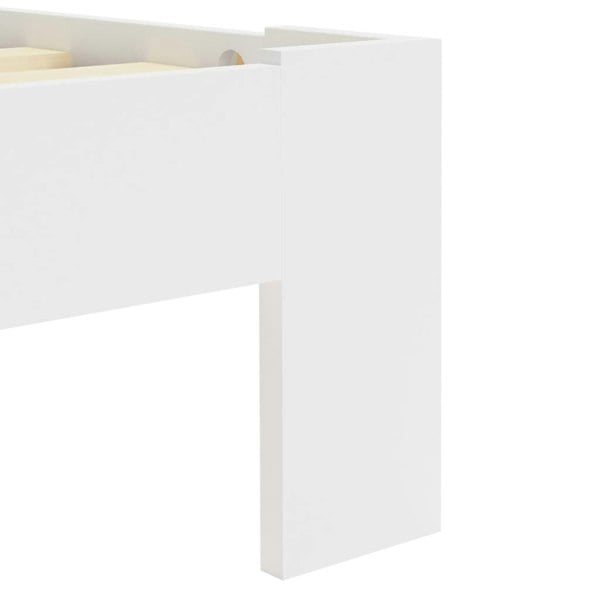 Berkfield Bed Frame White Solid Pine Wood 180x200 cm 6FT Super King
