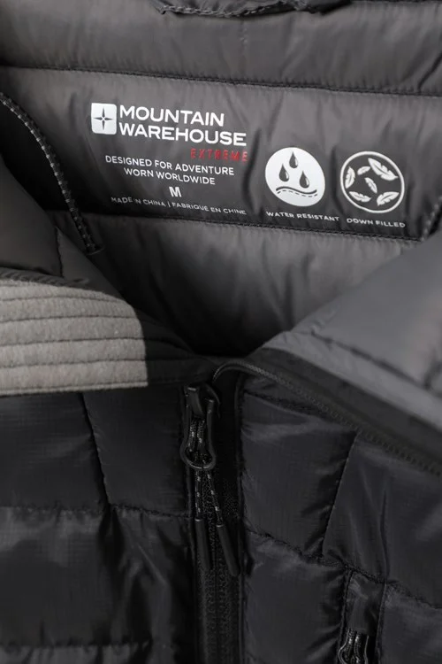 Mountain Warehouse Mens Henry II Extreme Down Filled Padded Jacket - Jet Black