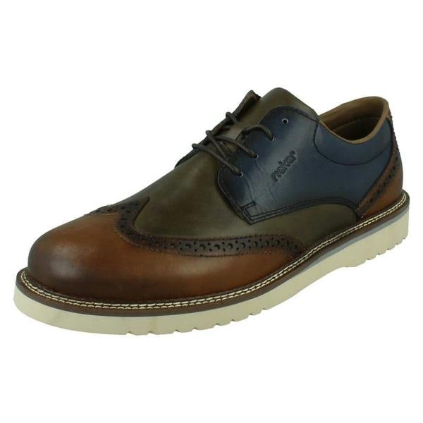 Rieker Mens Reiker Formal Wide Fit Shoes 04504