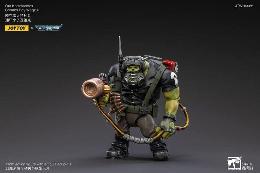 Joy Toys Warhammer 40K Ork Kommandos Comms Boy Wagzuk 1:18 Scale Joy Toy JT2979