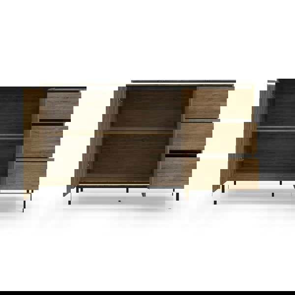 Dorel Home Bari Sideboard with 4 Doors in Oak Look