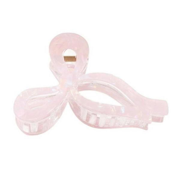 Gold Trip Pearlescent Lavender Bow Claw Clip