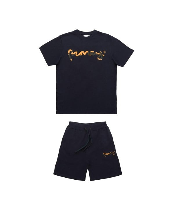 Money LA Camo Twin Set Navy