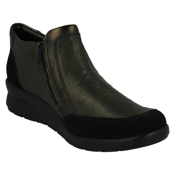 Rieker Womens Rieker Zip Up Ankle Boots L4851