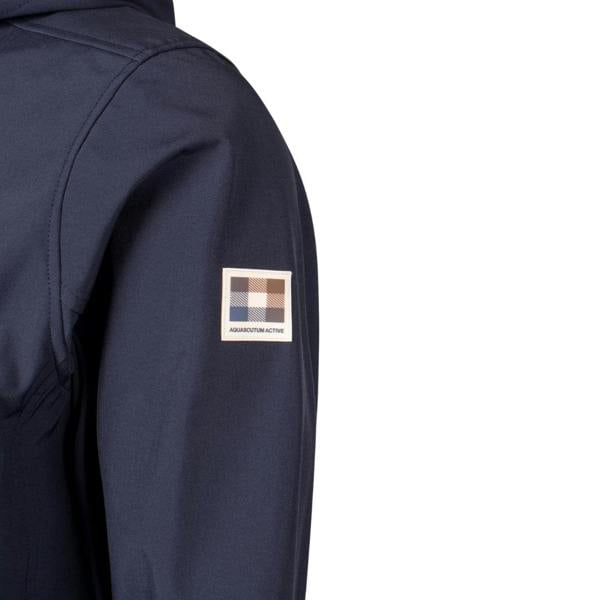 Aquascutum Active Shell Hybrid Hooded Jacket Navy S