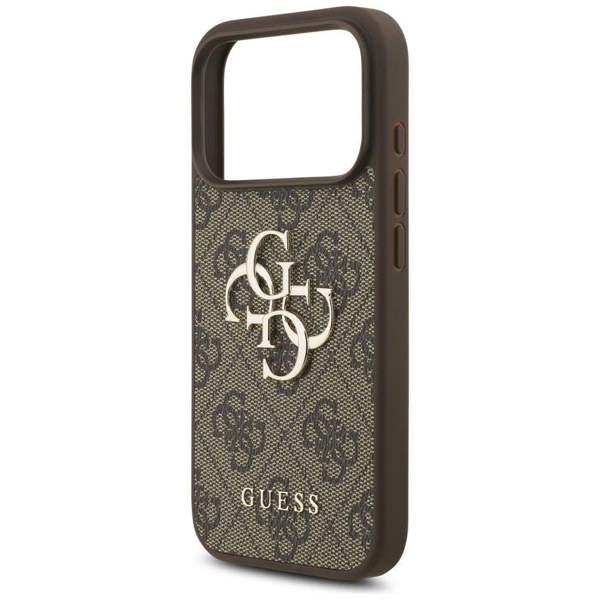 Guess 4G Big Logo Case for iPhone 17 Pro 6.3" Brown - GUHCP17L4GMGBR