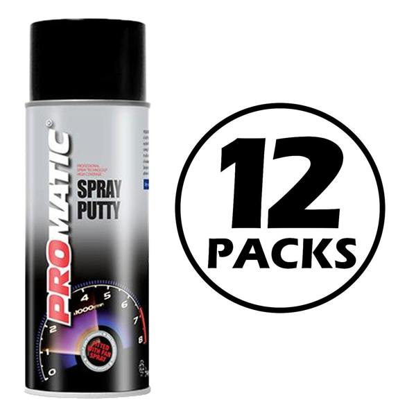 Promatic 12X Promatic Spray Putty Spray Paint 400ml