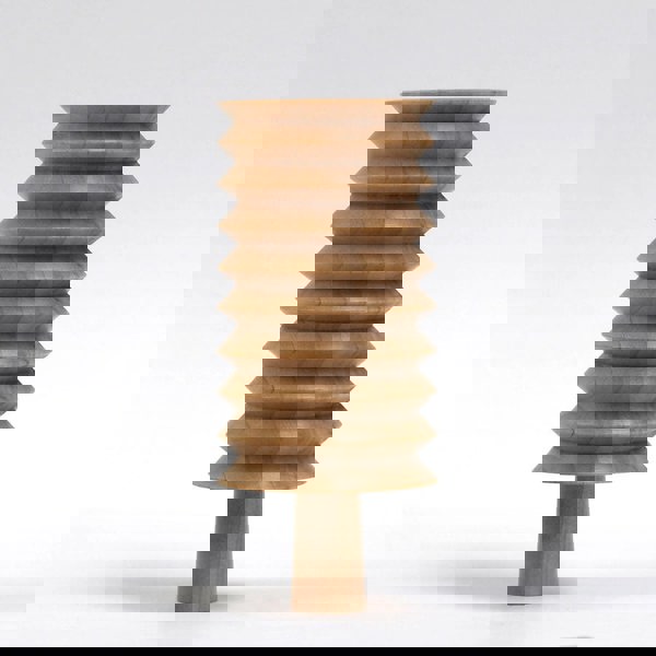 The Arboretum Handmade Wooden Zig-Zag Ornament