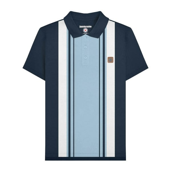 Lambretta Mens SS25 Classic Polo Shirt - Navy