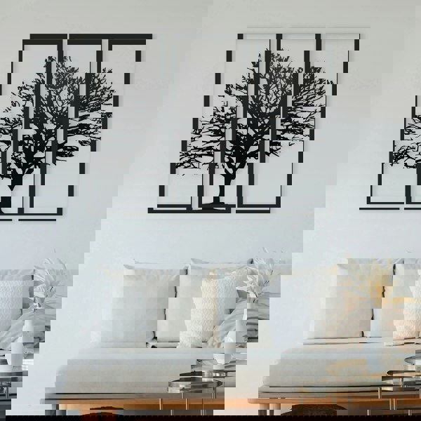 Tree of Life Metal Wall Art - Three Panels Plants By Post