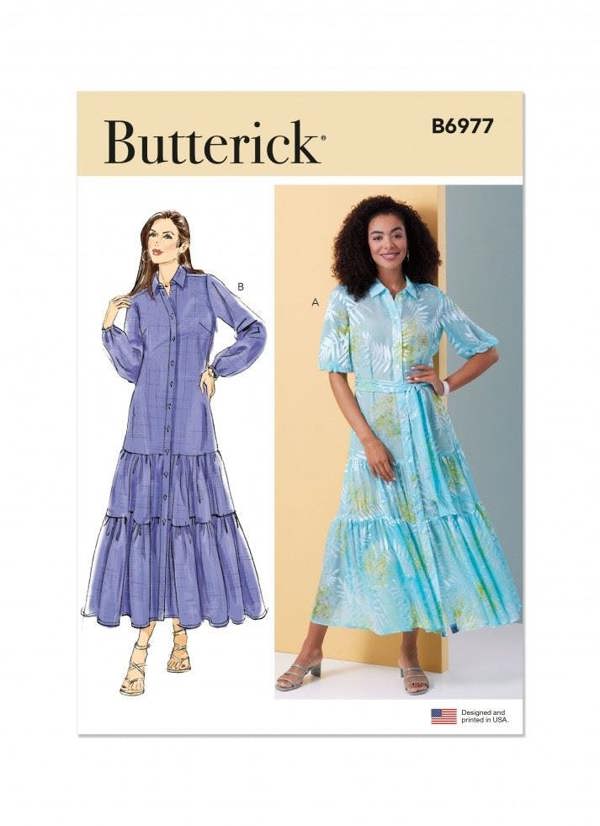 Butterick Sewing Pattern 6977, Dresses for Women, U5 (16-18-20-22-24) - Easy