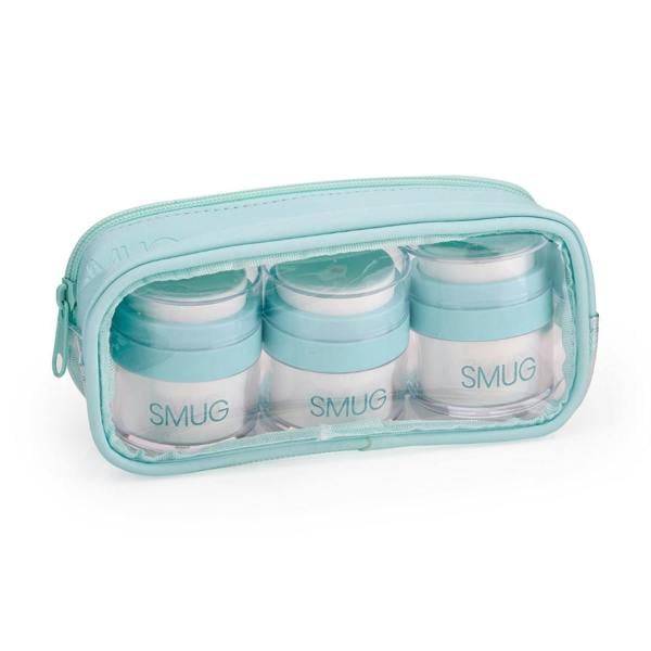 SMUG Travel Pump Jar Set - Mint Green