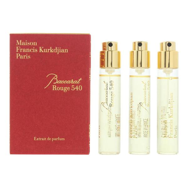 Maison Francis Kurkdjian Baccarat Rouge 540 Extrait de Parfum 3 x 11ml Travel Refills