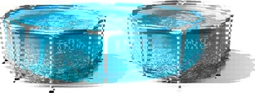 Intex Beachside Frame Pool  305 x 76 cm With Pool Cover and Mat