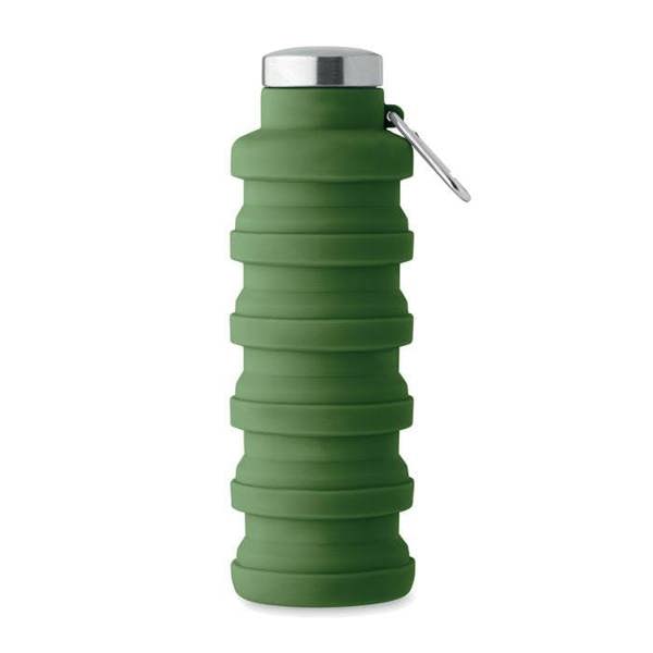 MidOcean Kolapsi Collapsible 500ml Water Bottle - Dark Green - 