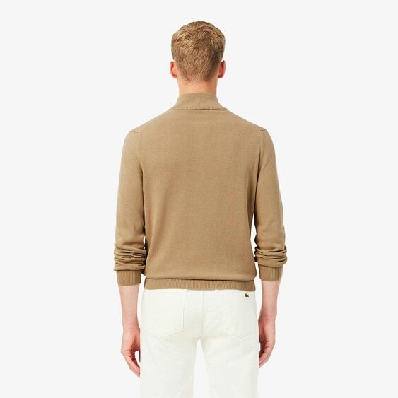 Lacoste AH1980 Quarter Zip Cotton Knit