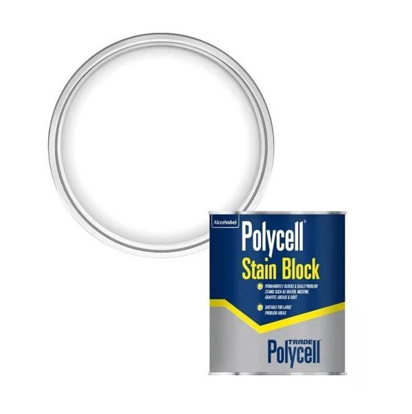 Polycell Trade  Stain Block Paint  1L