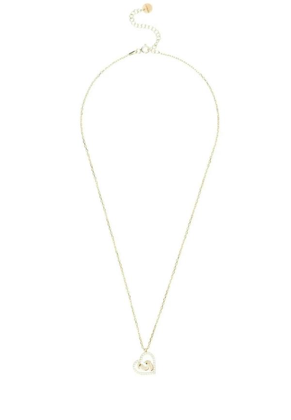 Heart Mum Pendant Necklace Gold - LATELITA Necklaces