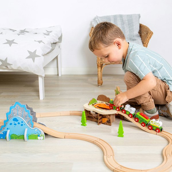 Bigjigs Rail Wooden Lava Pit Train Set Accessory