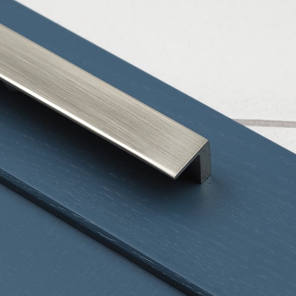 Handle & Home 160mm Brushed Nickel L Shaped Rear Fix Handle