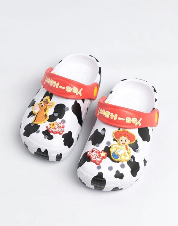 Disney Toy Story Girls White Jessie & Bullseye Clogs