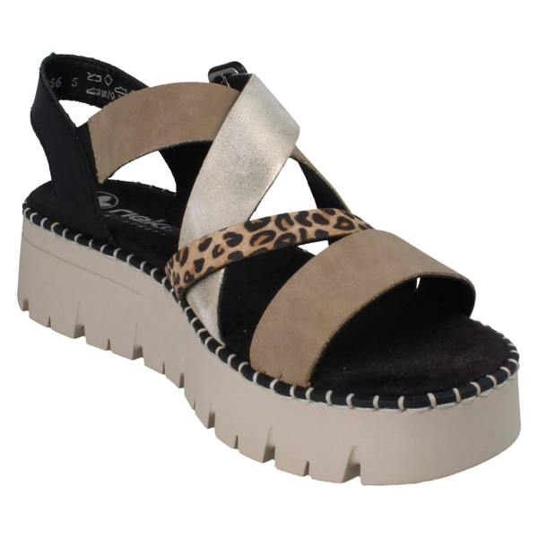 Rieker Ladies Rieker Wedge Sandals V1063