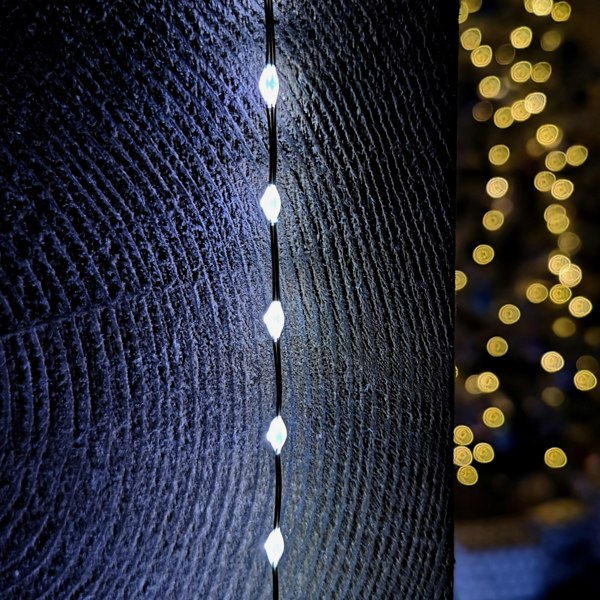 Samuel Alexander 12.8m Compact MicroBrights Christmas Lights with 800 LEDs in White