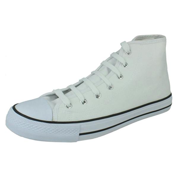 Spot On Mens Spot On Hi-Top Canvas Boots A2188