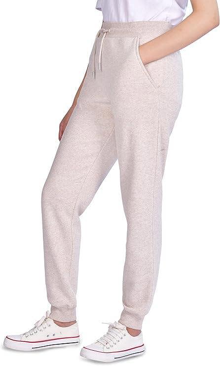 Smart Living Women's Slim Leg Jogging Bottoms - Oatmeal