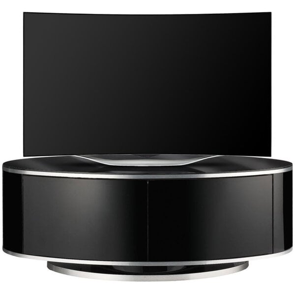 MDA Designs Luna Beam Thru Remote Friendly up to 50" LED/LCD/Plasma Gloss Black Luxury TV Cabinet Stand