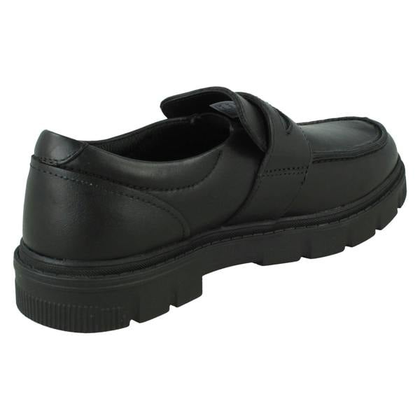 Clarks Boys Clarks Chunky Sole Slip On School Shoes Lorcam Craft