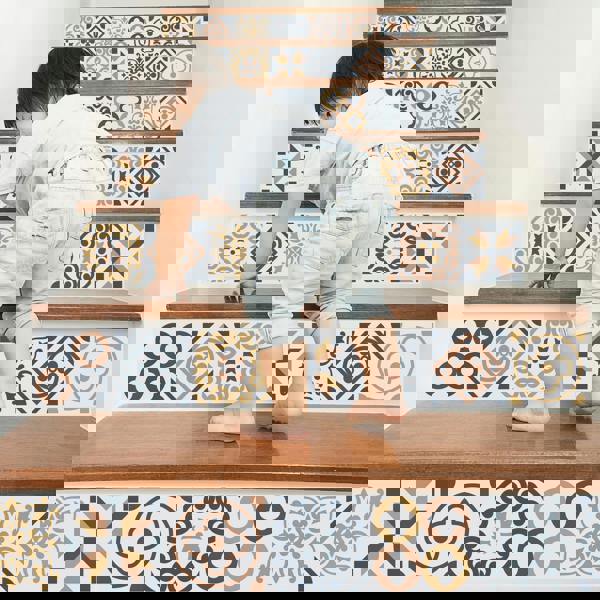 WT1504 - Azulejo Tiles Wall Stickers - 15 cm x 15 cm - 24 pcs.