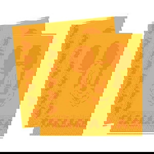 Disney Mickey Mouse Napkins (Pack of 20) - Yellow