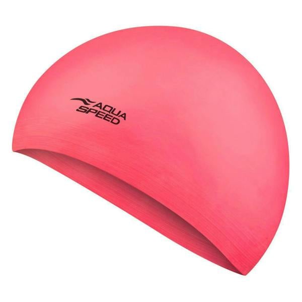 Aqua Speed Unisex Adult Soft Latex Swimming Cap | Comfortable Elastic Flexible Cap